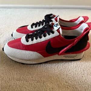 Nike Undercover Red, Black, and White Sneakers